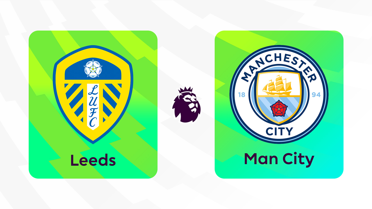 Leeds United vs Manchester City poster