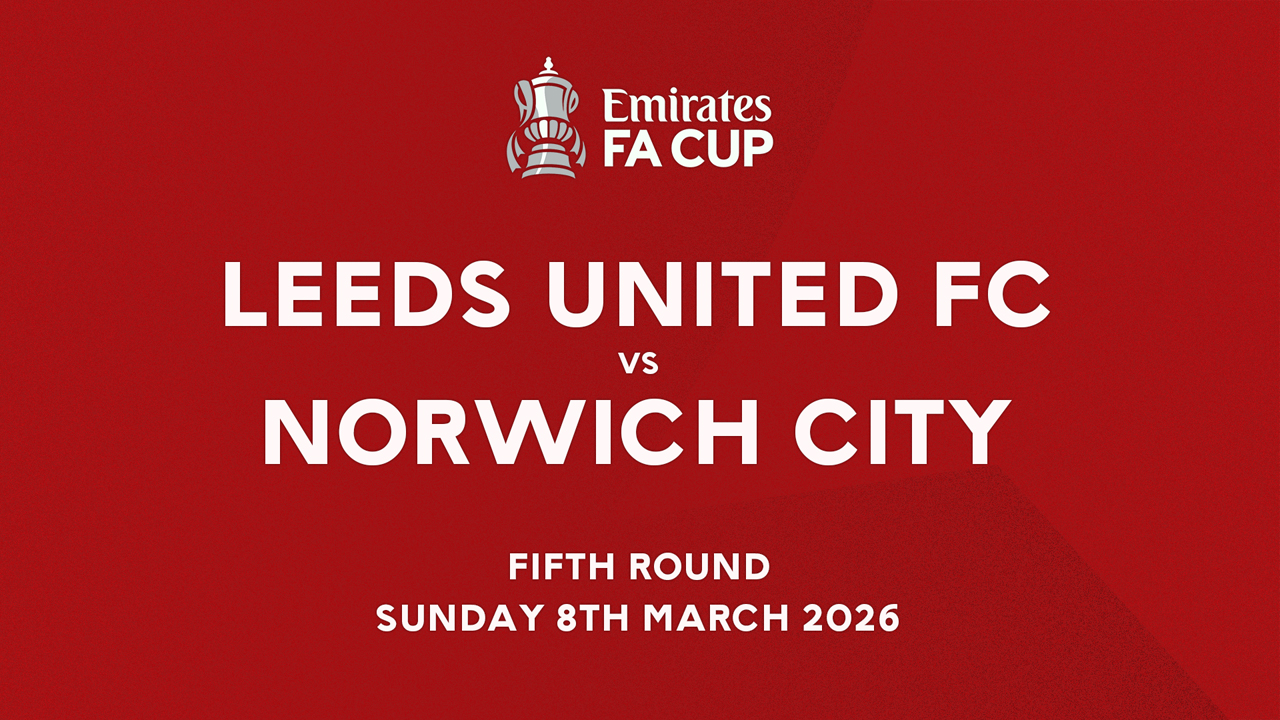 Leeds United vs Norwich City poster