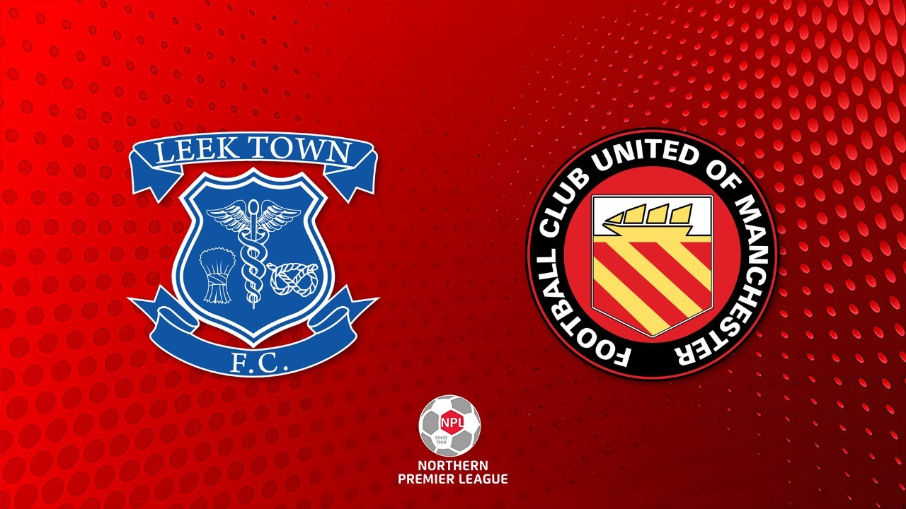 Leek Town vs FC United of Manchester poster