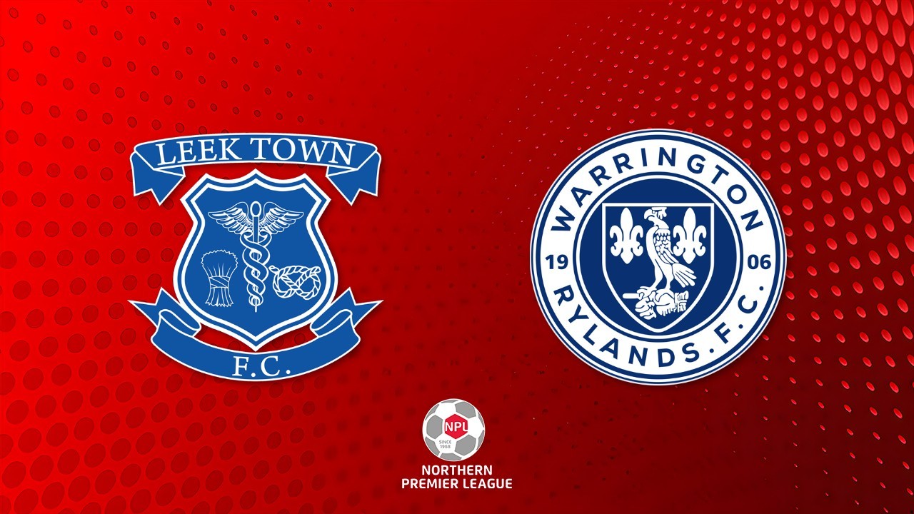 Leek Town vs Warrington Rylands poster