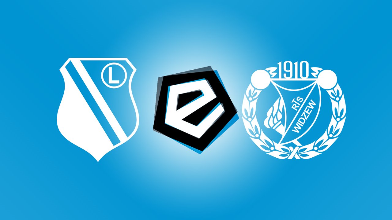 Legia Warsaw vs Widzew Łódź poster