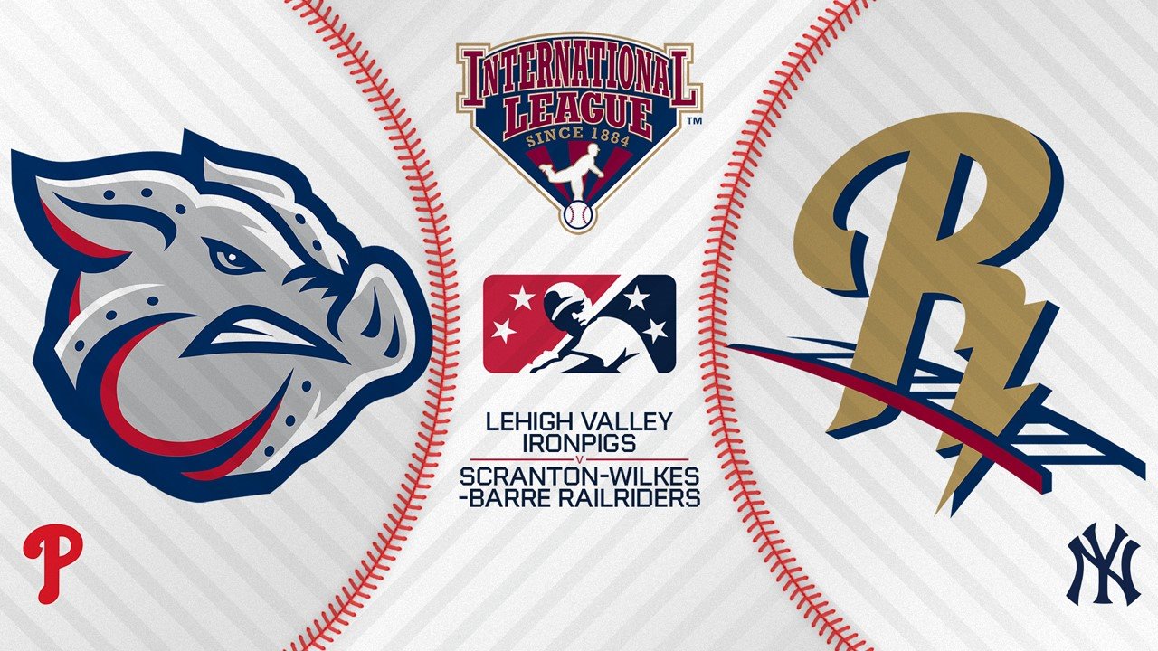 Lehigh Valley IronPigs vs Scranton-Wilkes-Barre RailRiders poster
