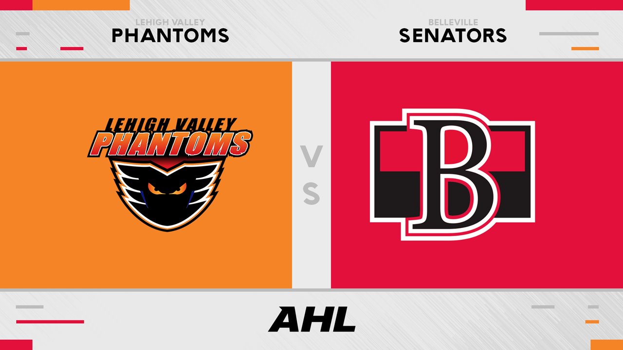 Lehigh Valley Phantoms vs Belleville Senators poster