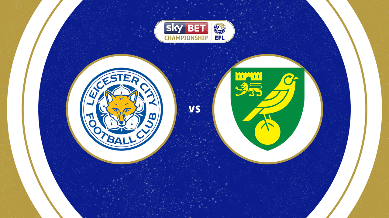 Leicester City vs Norwich City poster