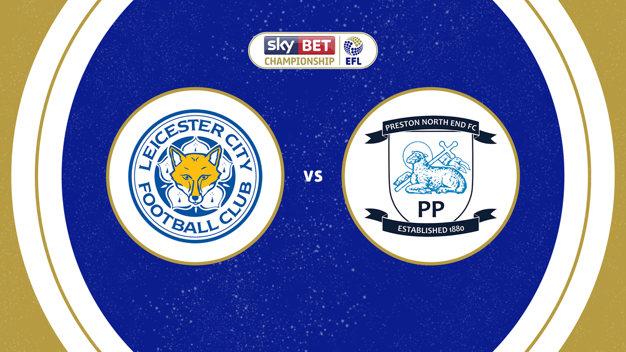 Leicester City vs Preston North End poster