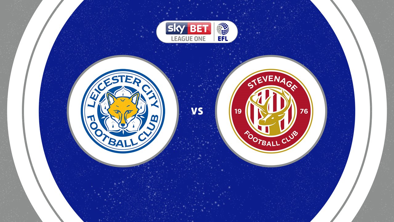 Leicester City vs Stevenage poster