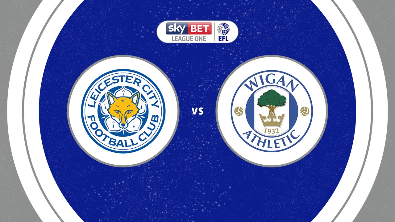 Leicester City vs Wigan Athletic poster