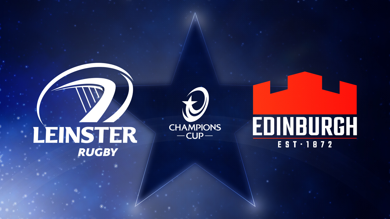 Leinster vs Edinburgh poster
