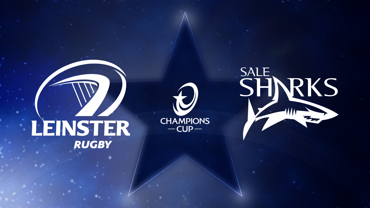 Leinster vs Sale Sharks poster
