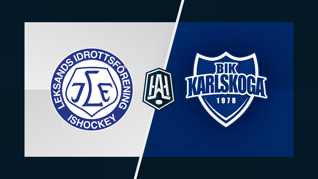 Leksands IF vs BIK Karlskoga poster