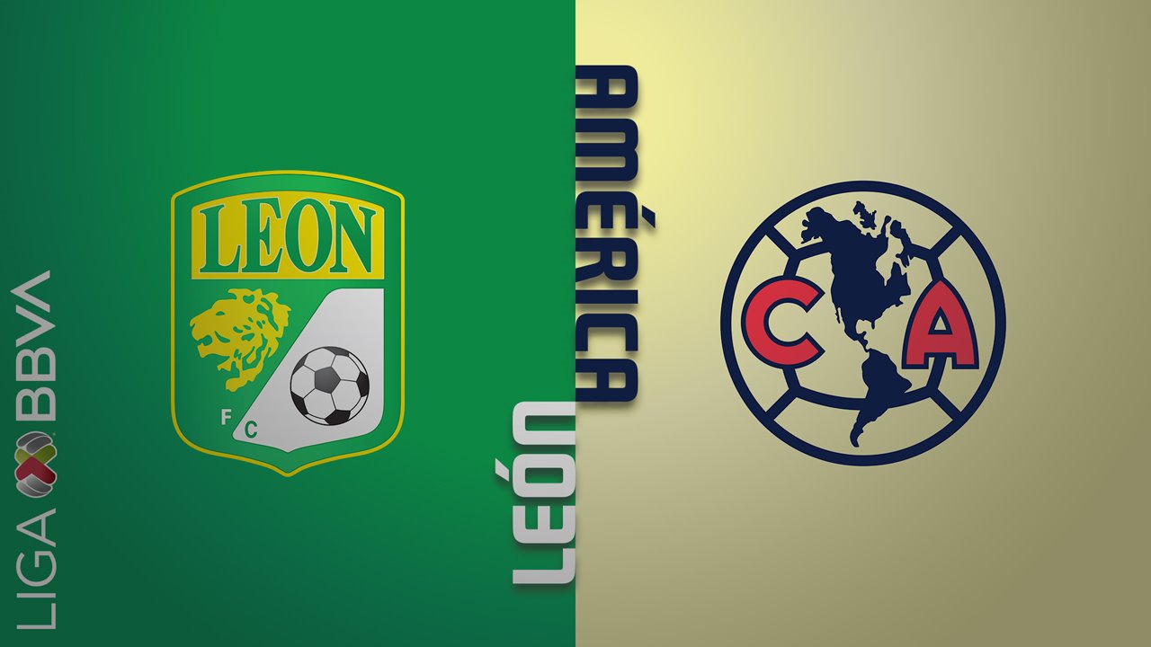 León vs CF America poster