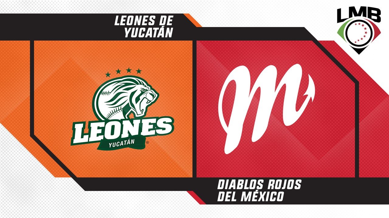 Leones de Yucatán vs Diablos Rojos del México poster