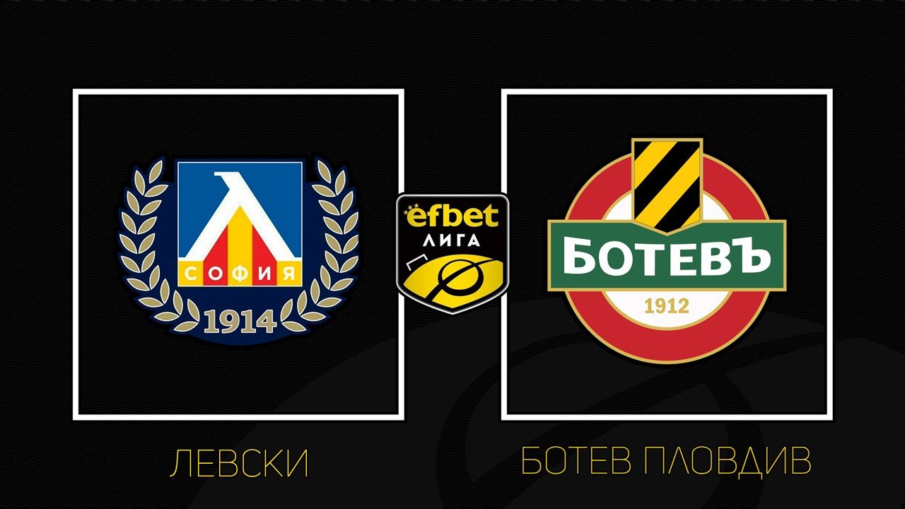 Levski Sofia vs Botev Plovdiv poster