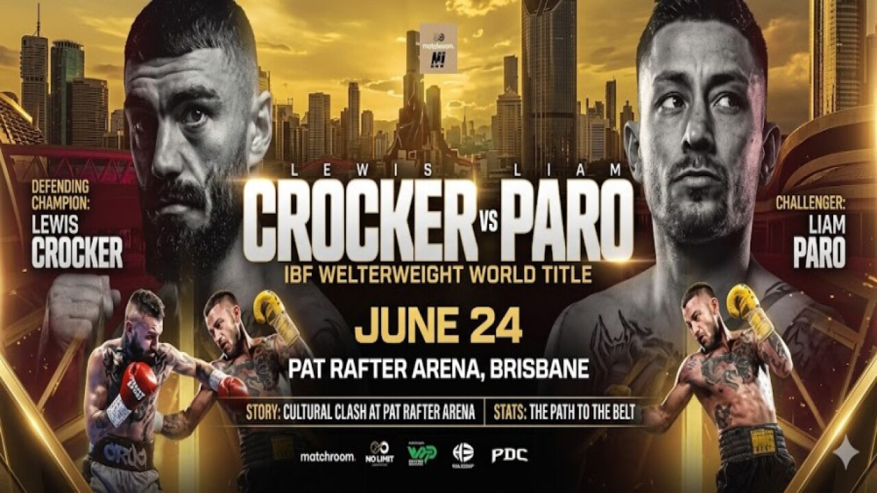 Lewis Crocker vs Liam Paro image