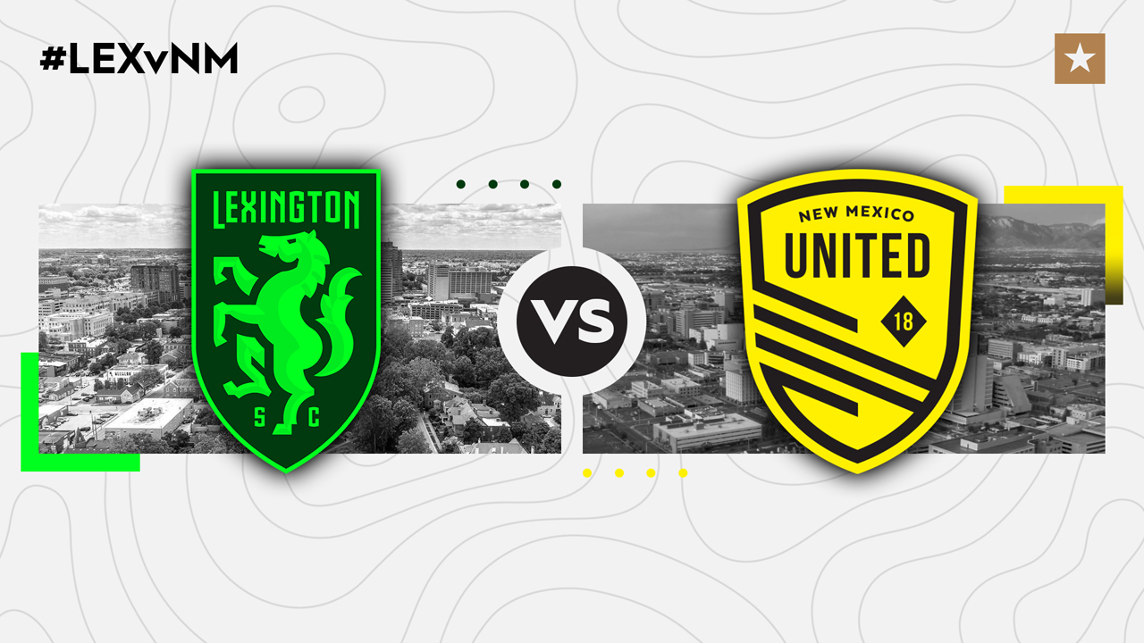 Lexington SC vs New Mexico United poster
