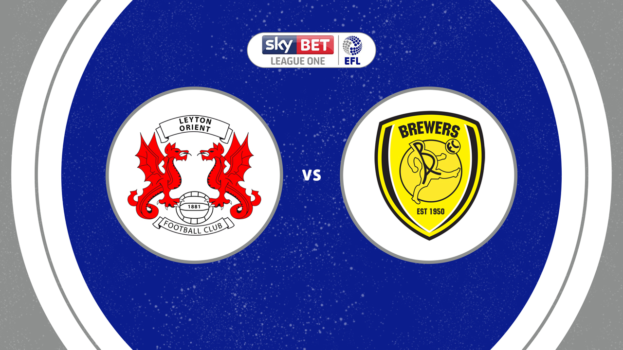 Leyton Orient vs Burton Albion poster