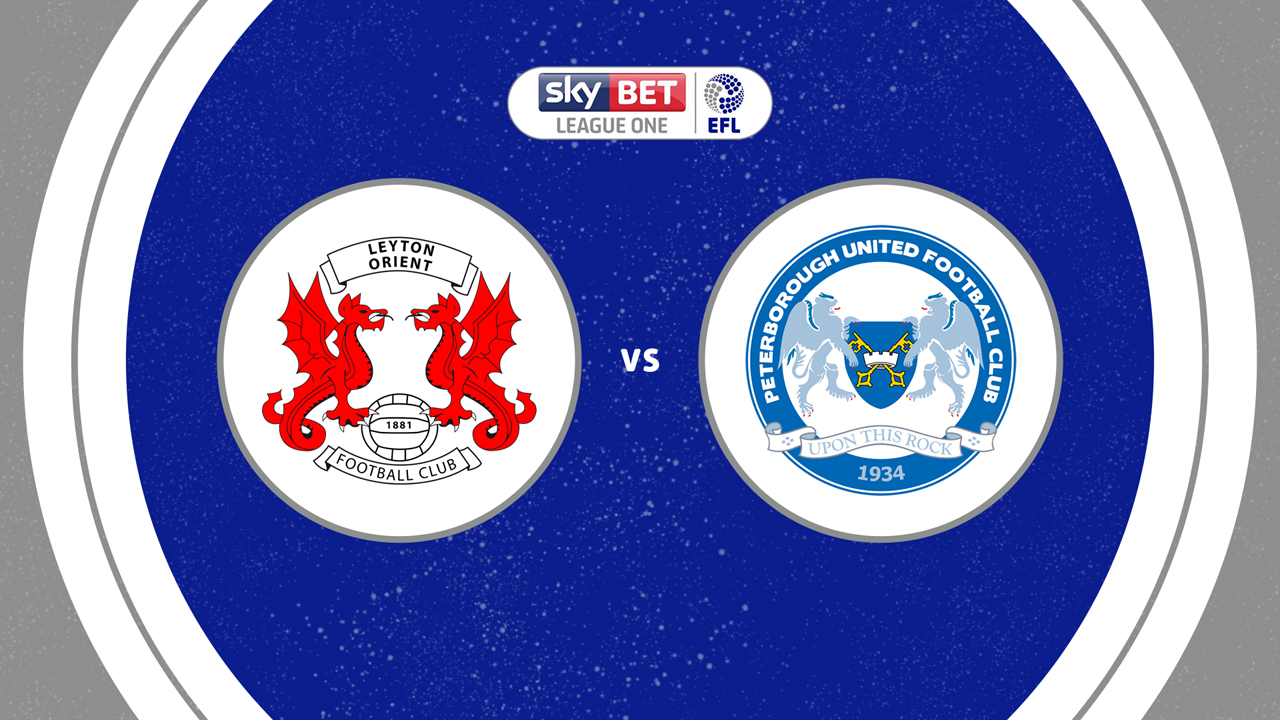 Leyton Orient vs Peterborough United poster