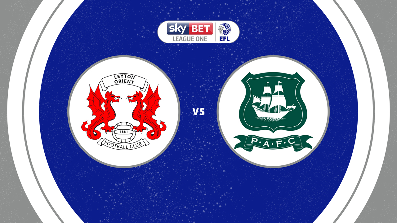 Leyton Orient vs Plymouth Argyle poster