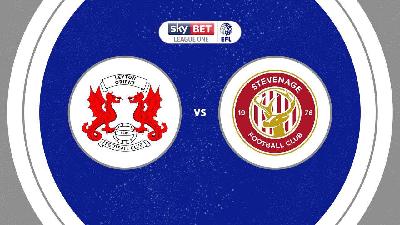 Leyton Orient vs Stevenage poster