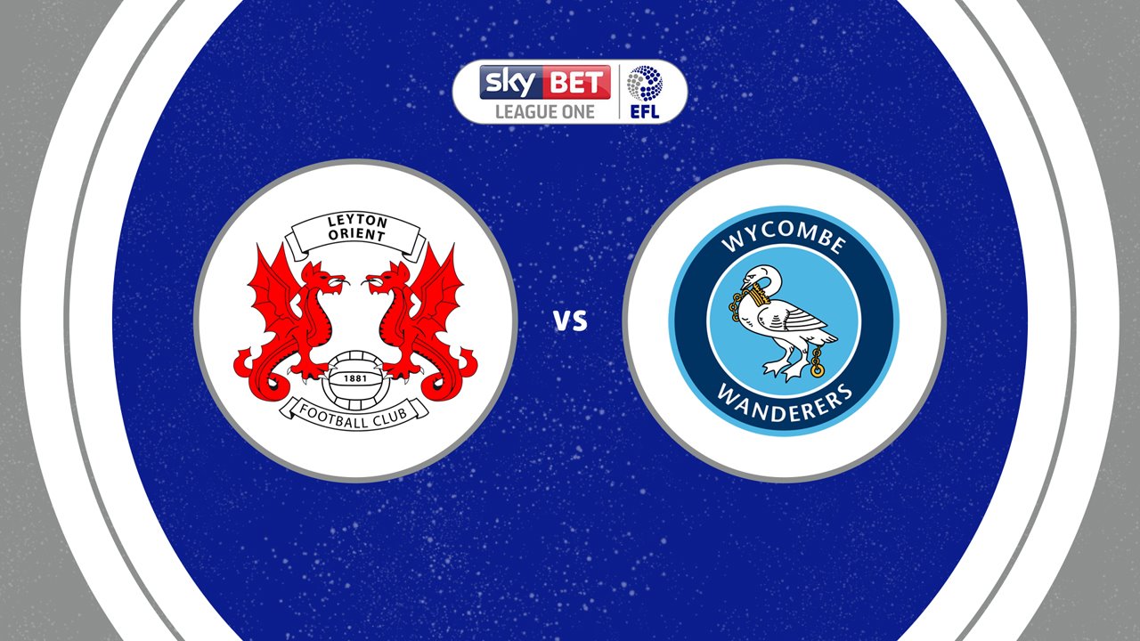 Leyton Orient vs Wycombe Wanderers poster