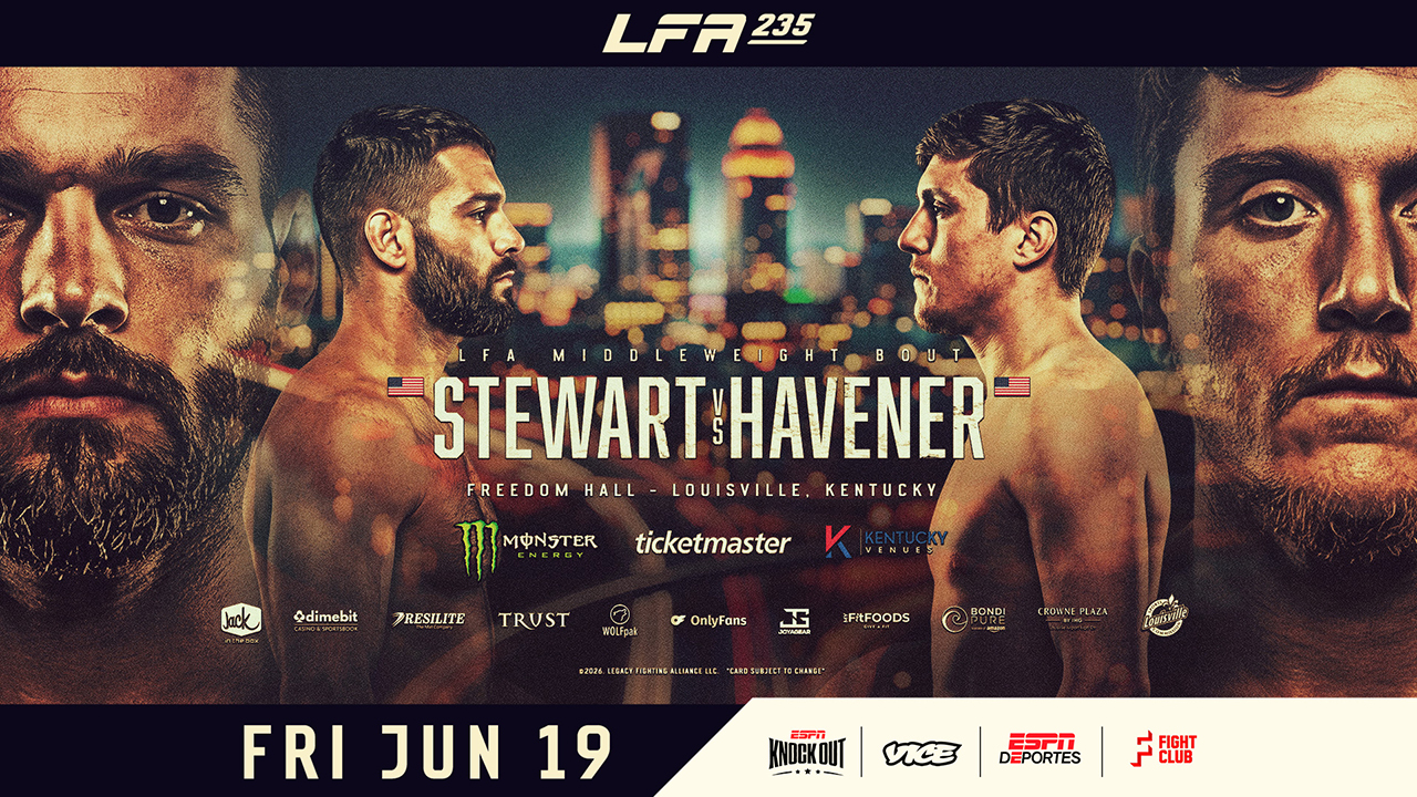 LFA 235 Stewart vs Havener poster