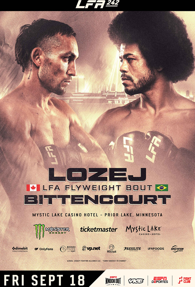 LFA 242 Lozej vs Bittencourt