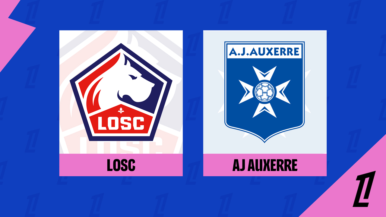 Lille vs Auxerre poster