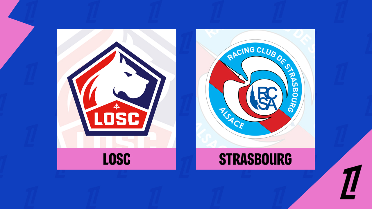 Lille vs Strasbourg poster