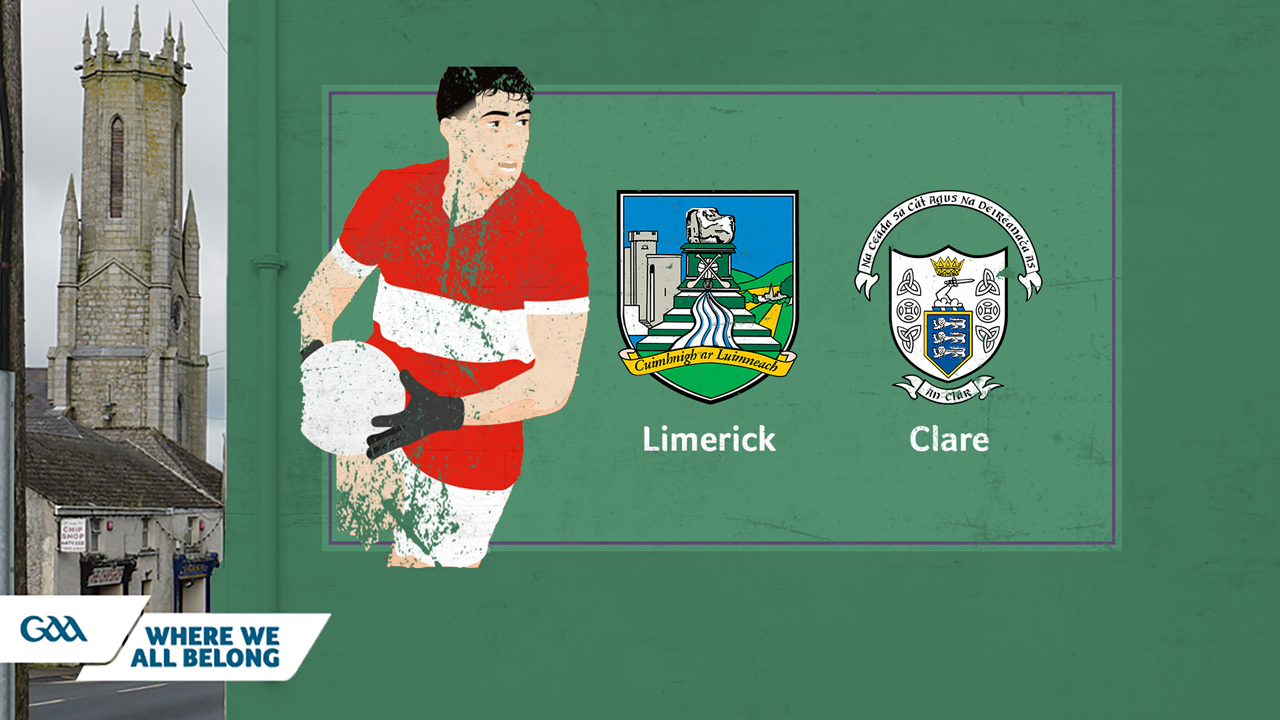 Limerick GAA Football vs Clare GAA Football poster