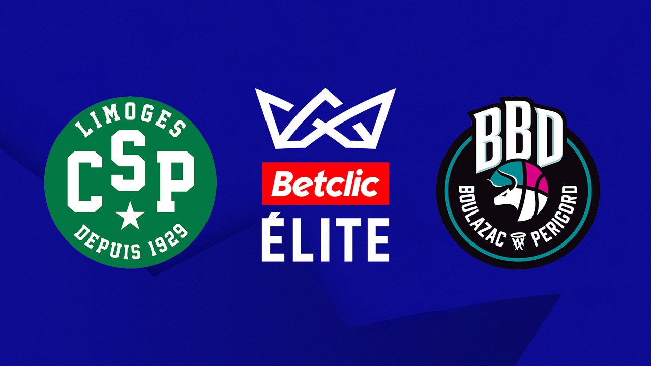 Limoges vs Boulazac Basket Dordogne poster