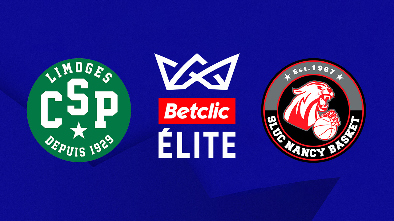 Limoges vs SLUC Nancy Basket poster