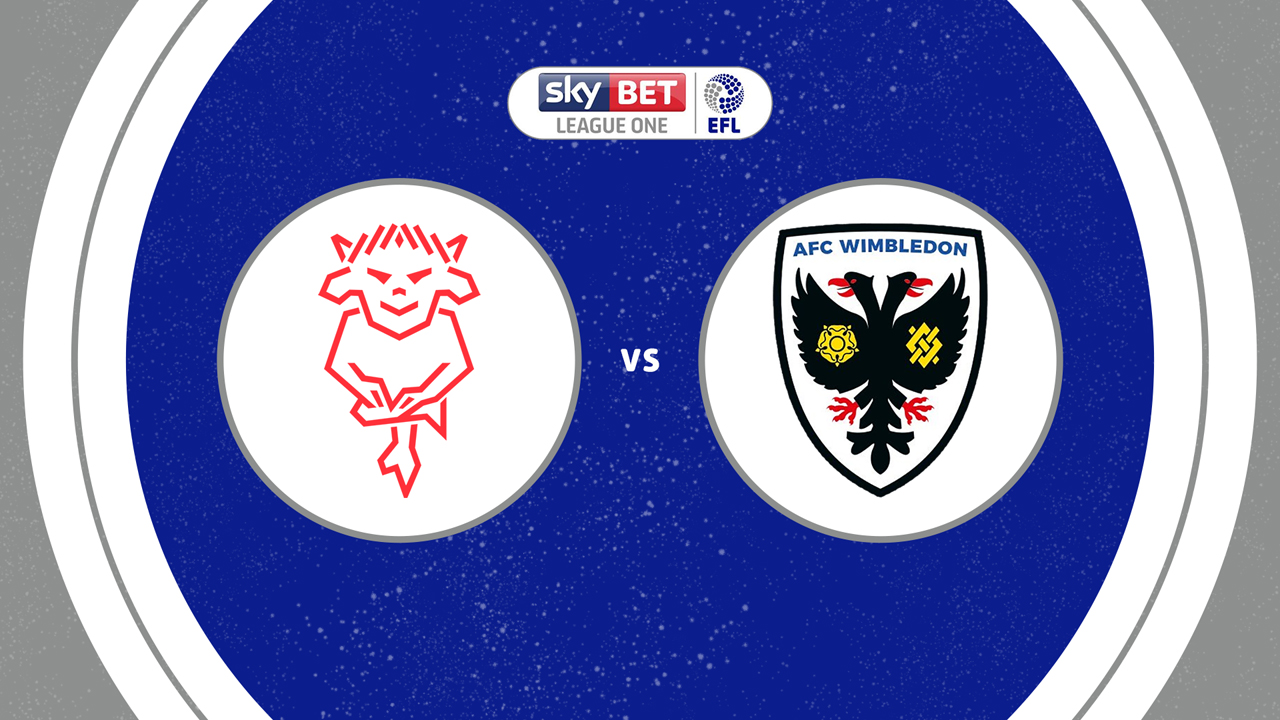 Lincoln City vs AFC Wimbledon poster
