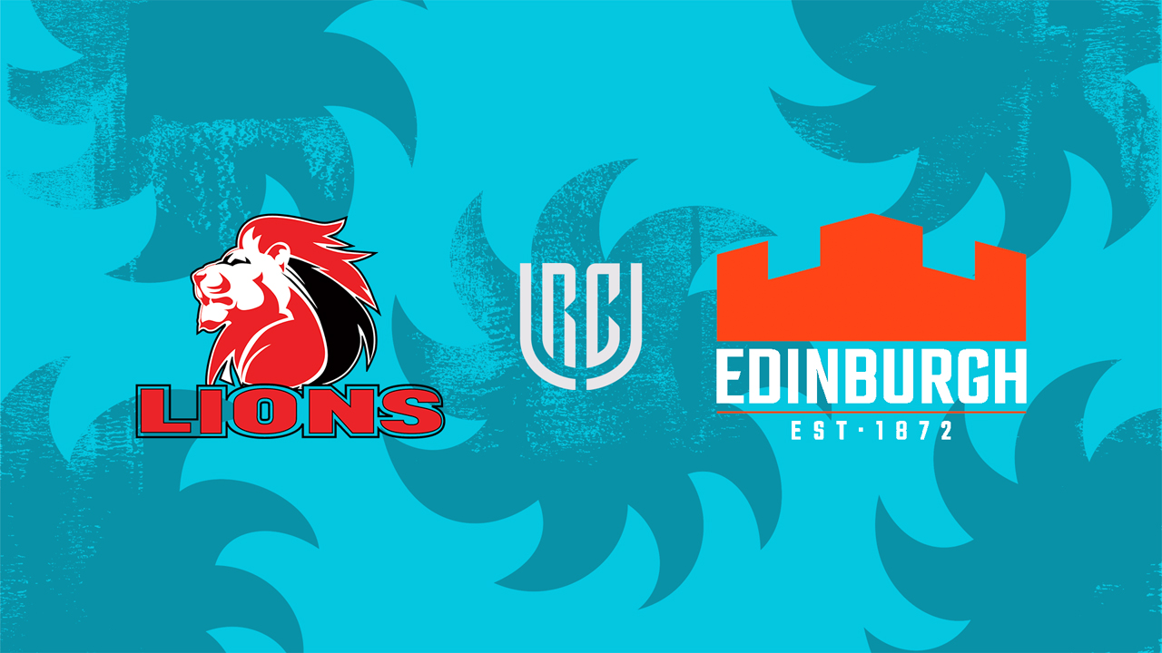 Lions vs Edinburgh poster