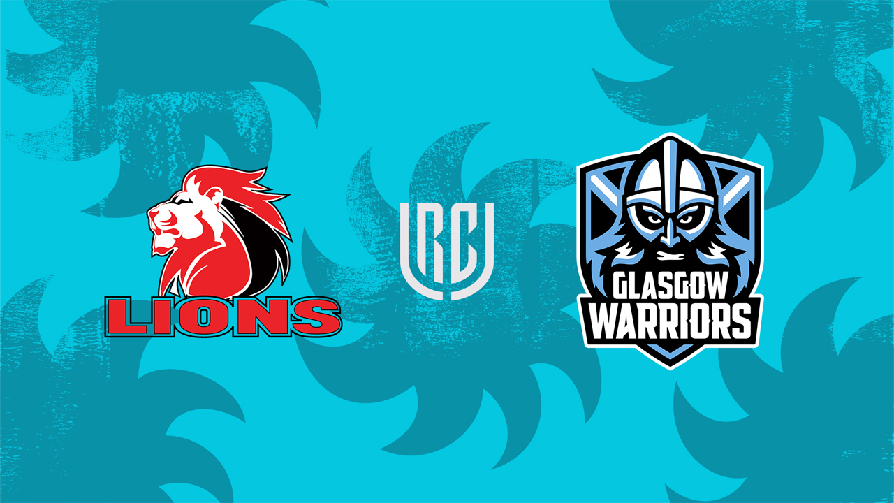 Lions vs Glasgow poster