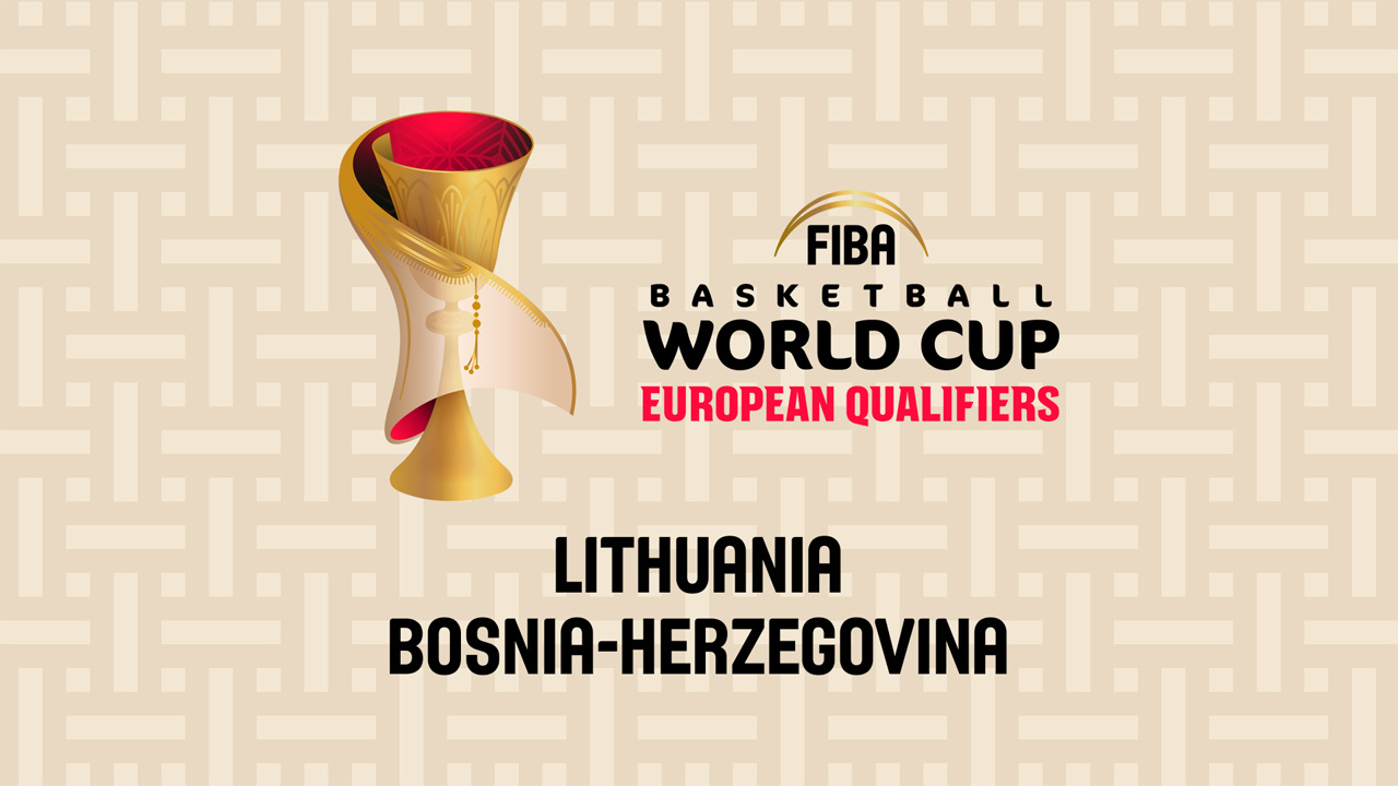 Lithuania Basketball vs Bosnia-Herzegovina Basketball poster