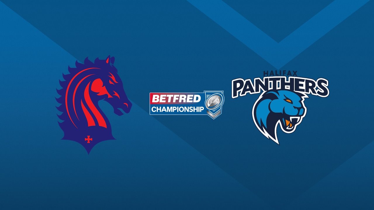 London Broncos vs Halifax Panthers poster