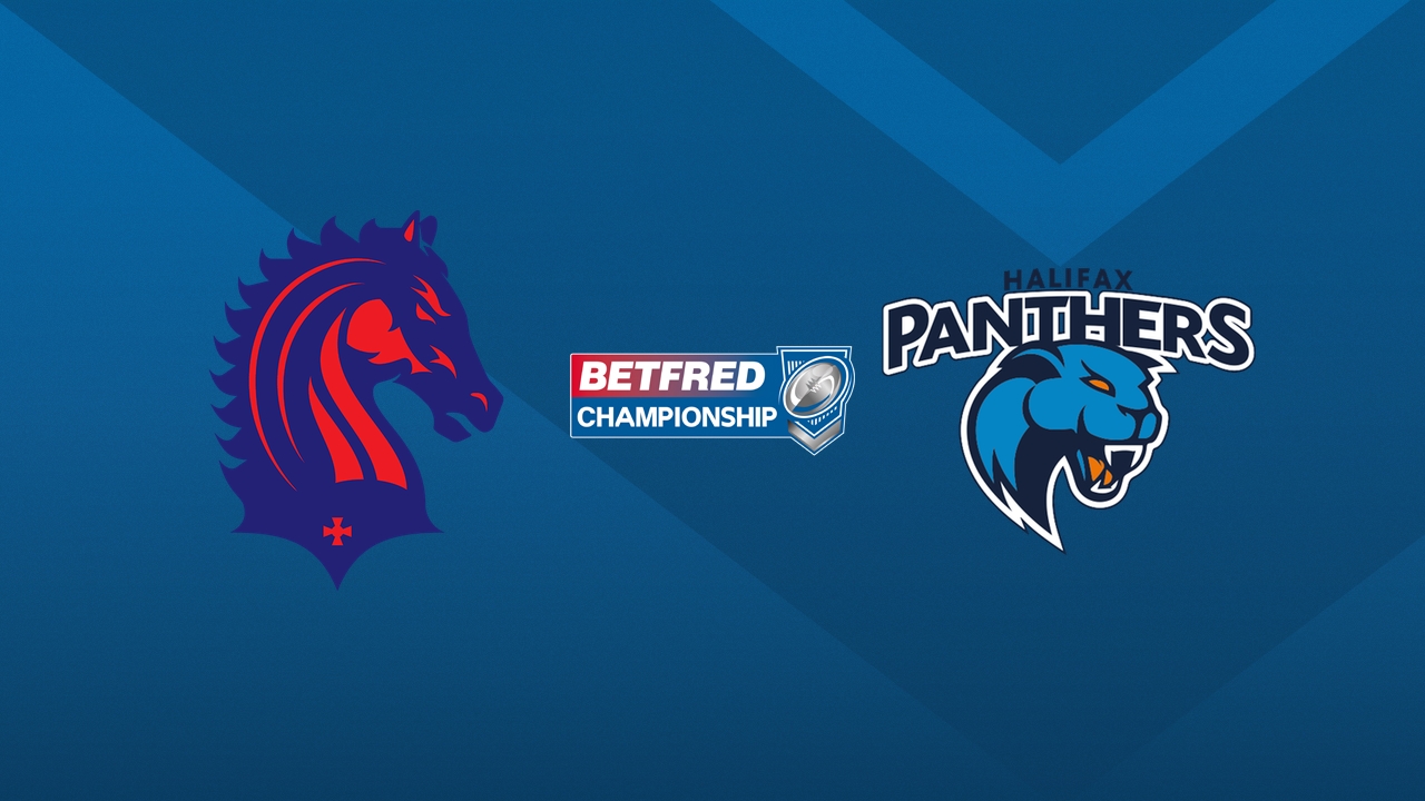 London Broncos vs Halifax Panthers poster