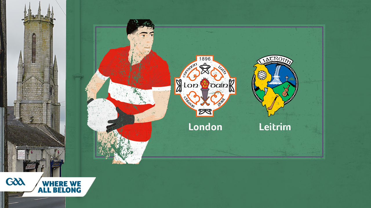 London GAA Football vs Leitrim GAA Football poster