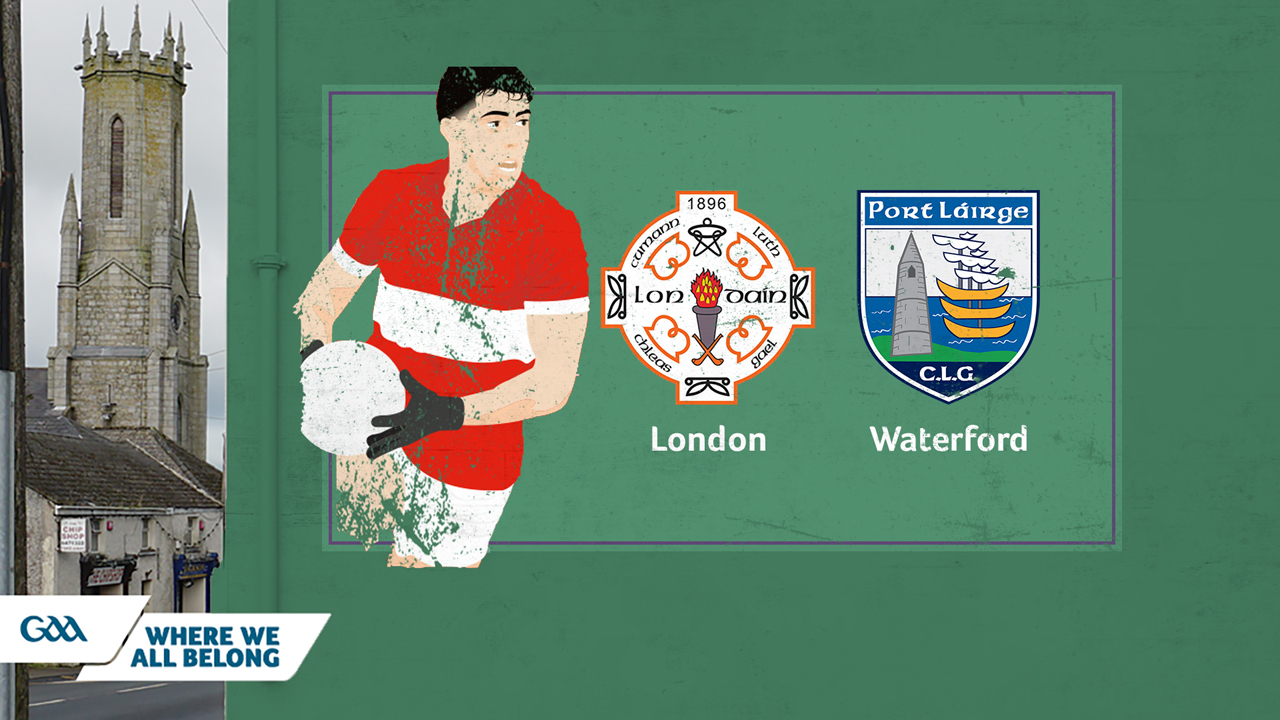London GAA Football vs Waterford GAA Football poster