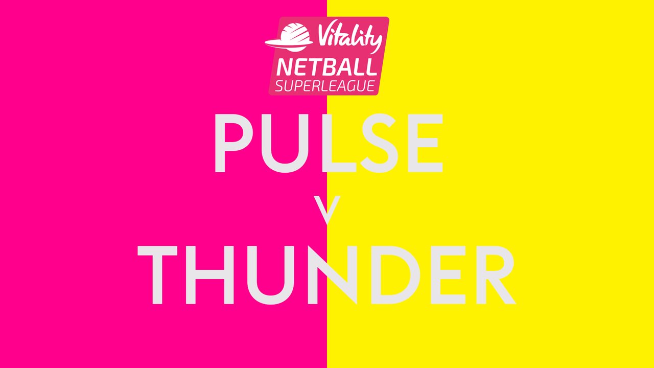 London Pulse vs Manchester Thunder poster