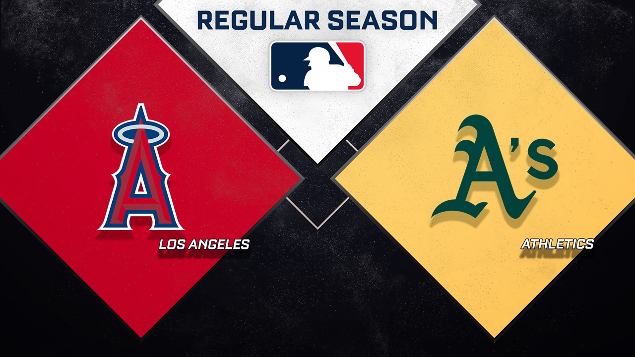 Los Angeles Angels vs Athletics poster