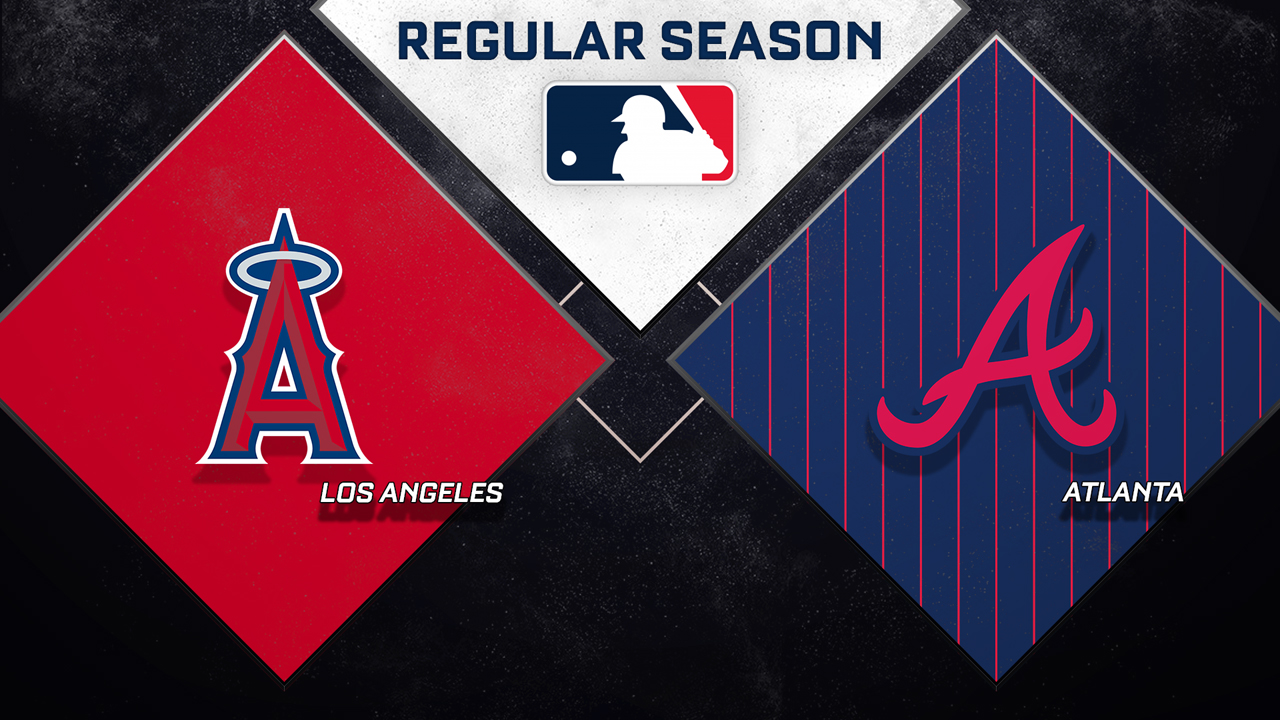 Los Angeles Angels vs Atlanta Braves poster