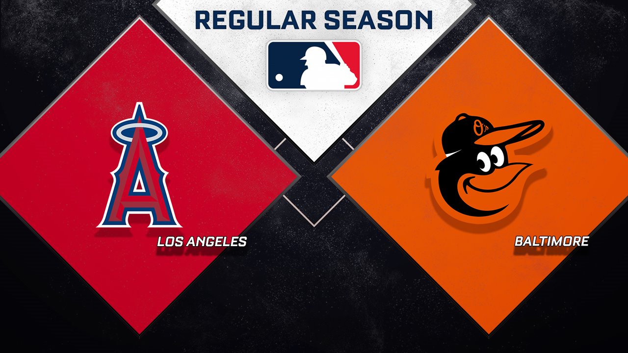 Los Angeles Angels vs Baltimore Orioles poster