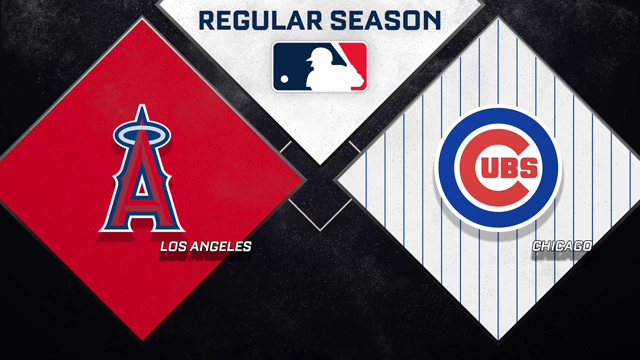 Los Angeles Angels vs Chicago Cubs poster