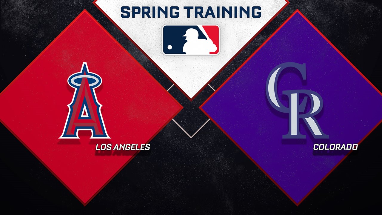 Los Angeles Angels vs Colorado Rockies poster