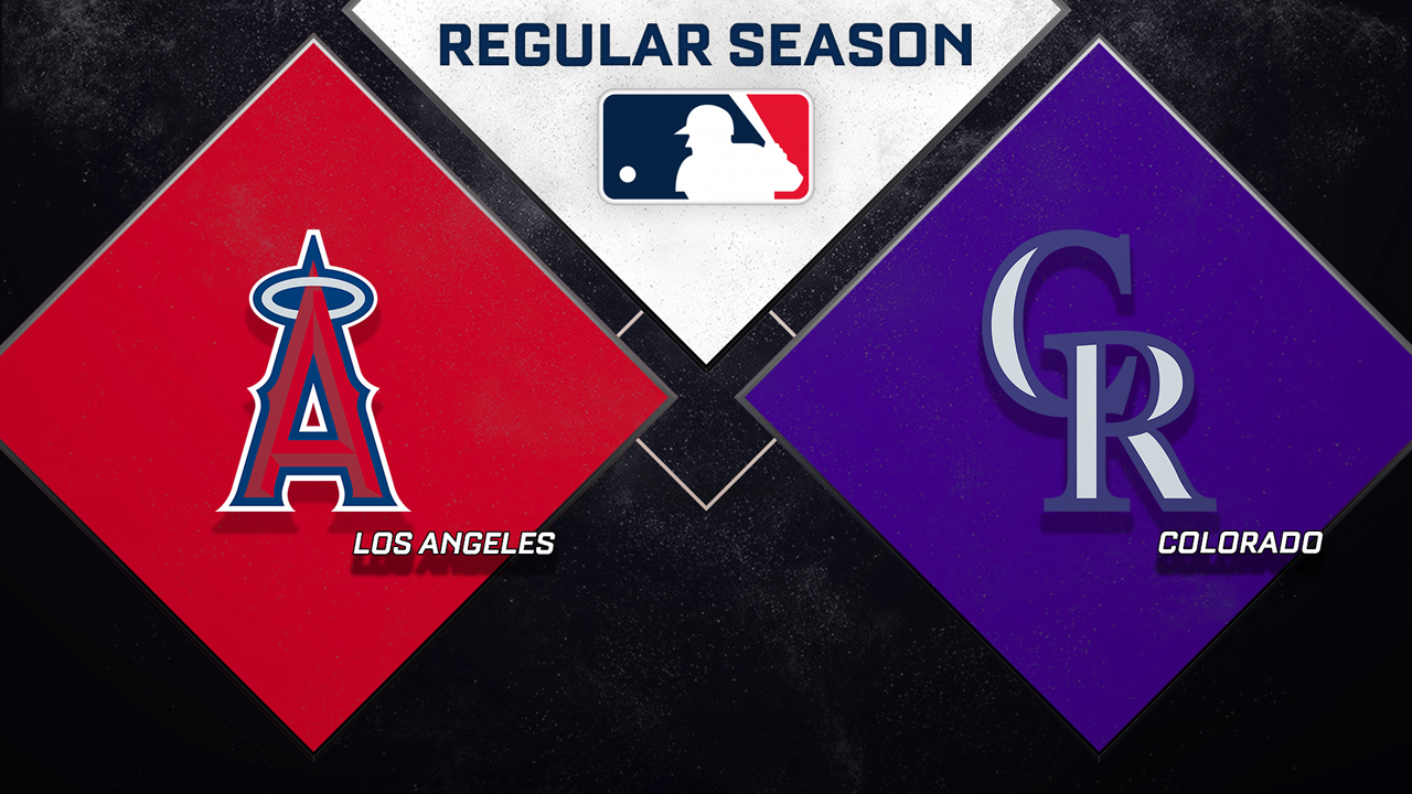 Los Angeles Angels vs Colorado Rockies poster
