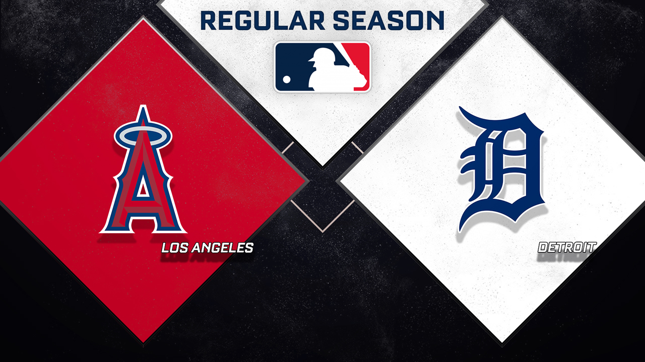 Los Angeles Angels vs Detroit Tigers poster