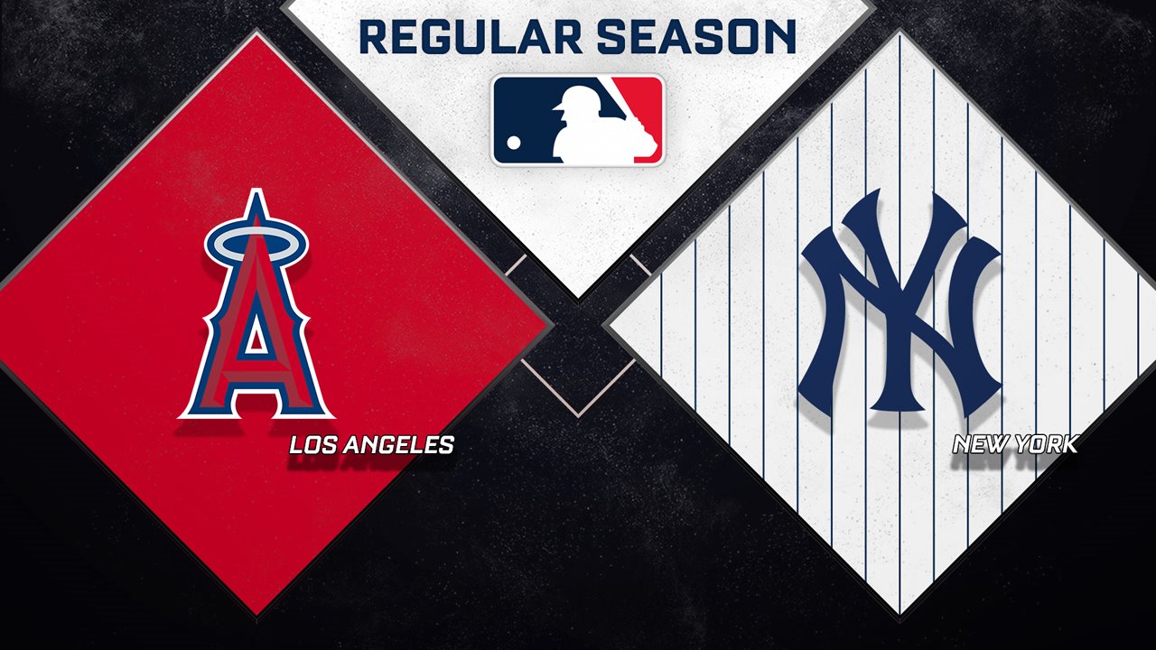Los Angeles Angels vs New York Yankees poster