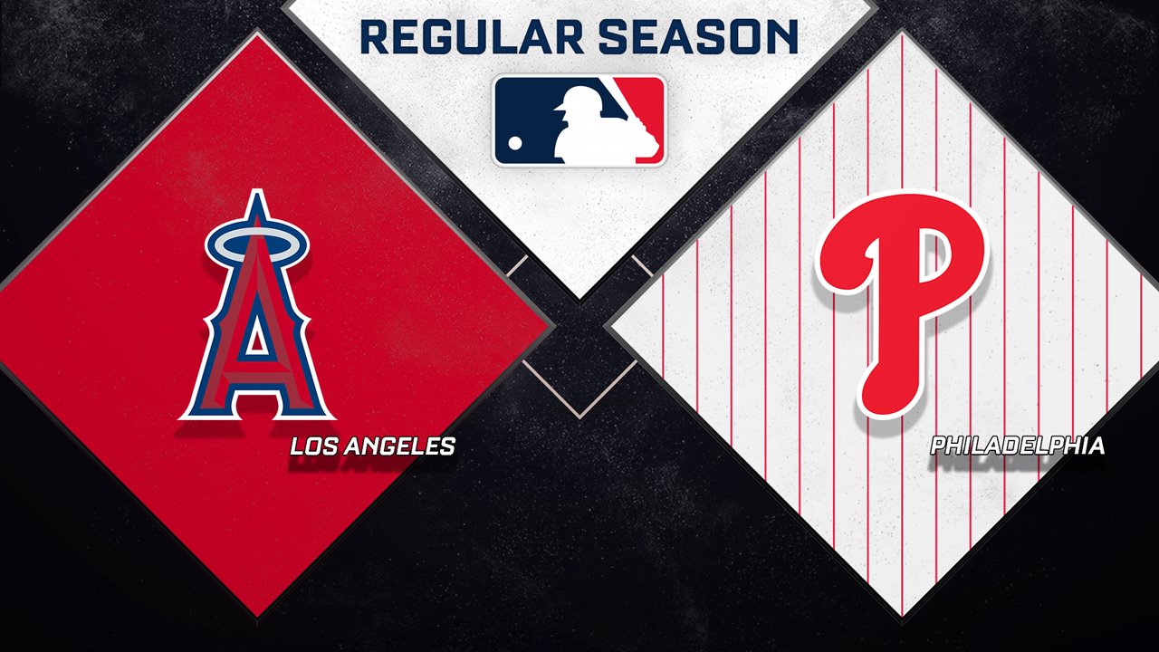 Los Angeles Angels vs Philadelphia Phillies poster