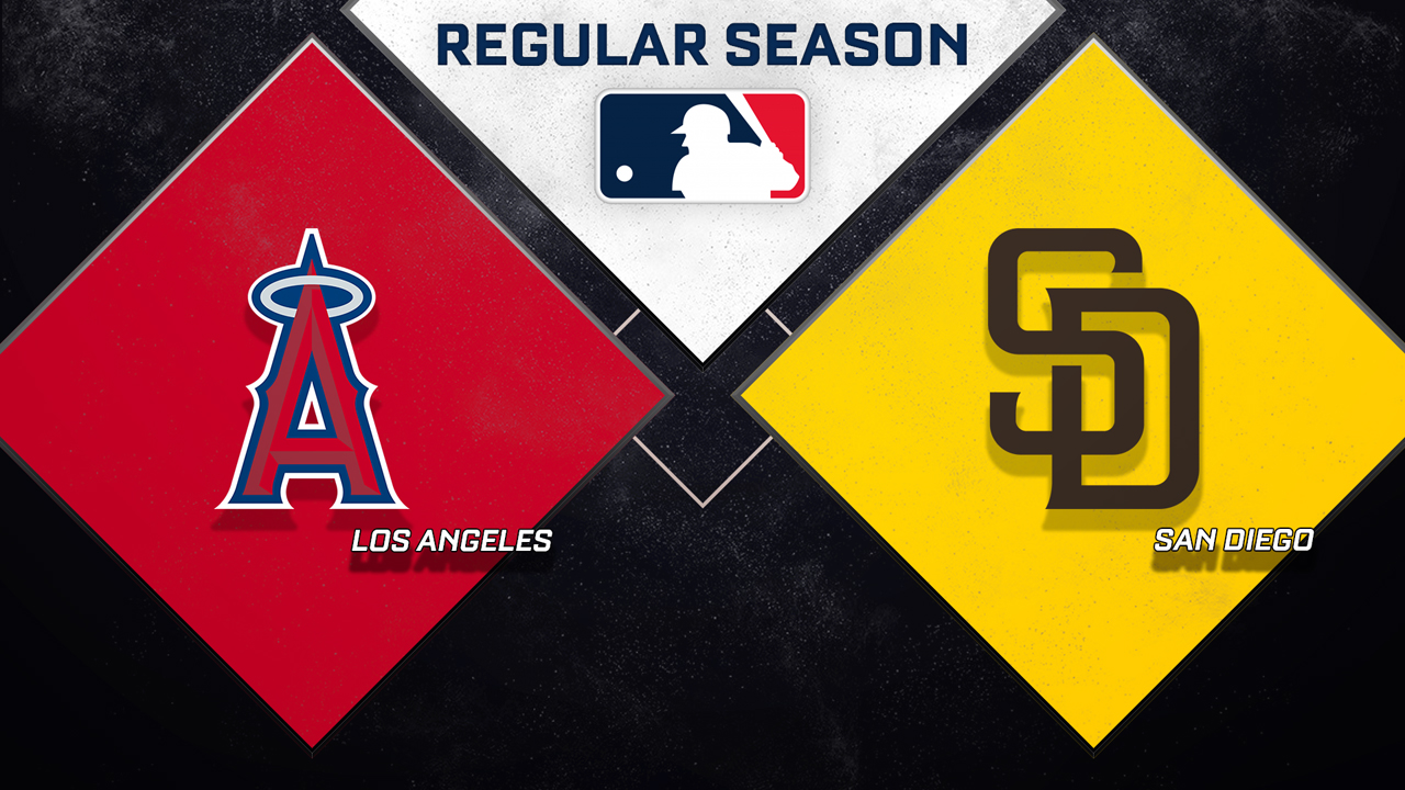 Los Angeles Angels vs San Diego Padres poster